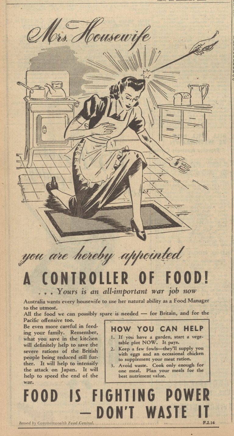 Food Rationing during WWII in Australia- exhibition at Old Treasury